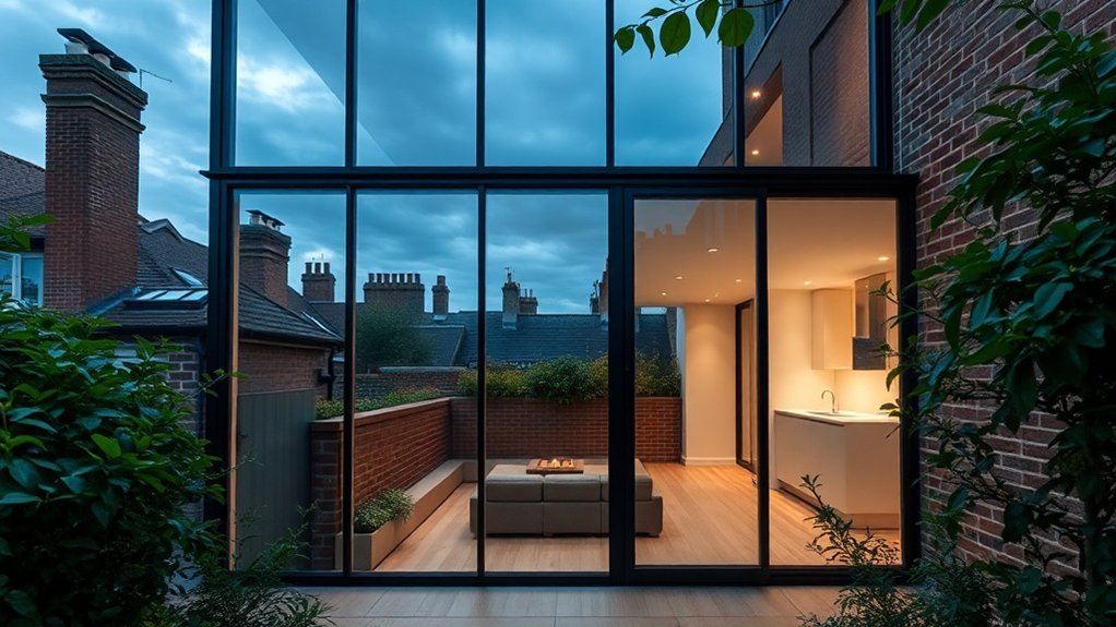 Glass Extension Walls Bletchley