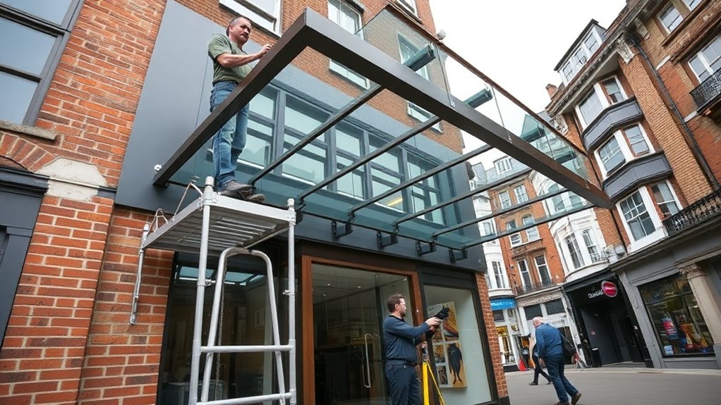 Shopfront Canopy Bletchley